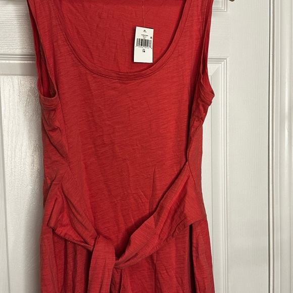 Lauren Ralph Lauren | Womens Tie-Waist Mid-Calf Midi Dress - Picture 4 of 9